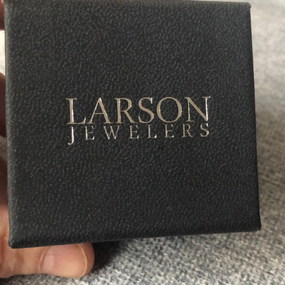 Mens size 8 black and silver titanium wedding band . Paid 289 asking $150